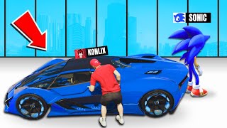 Ich KLAUE alle SONIC AUTOS in GTA 5!