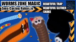 Worms Zone Magic beautiful trap beautiful slither snake