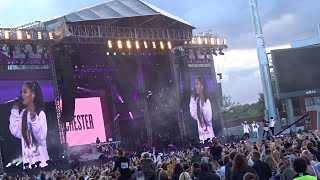 The Black Eyed Peas w- Ariana Grande - Where Is the Love? at One Love Manchester on 4th June 2017