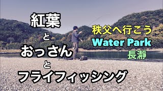 紅葉とおっさんとフライフィッシング　秩父　長瀞　【Water Park 長瀞】