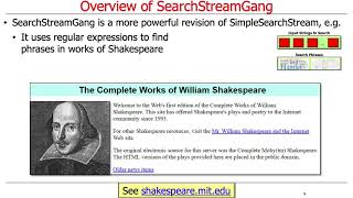Java Sequential SearchStreamGang Example: Introduction