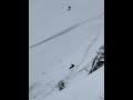 skier triggered avalanche in tuckerman ravine 2 25 23