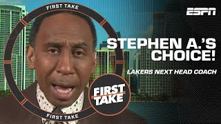 Stephen A. offers HIS CHOICE for the Lakers' next head coach 👀 | First Take
