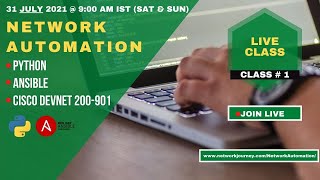 ✅Class#1/2: [Weekend Batch] : PYTHON FOR NETWORK ENGINEERS (with Cisco DEVNET) || Trainer: Sagar Dh