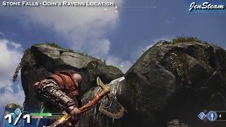 God of War All Odin's Ravens in Stone Falls (Allfather Blinded Trophy)