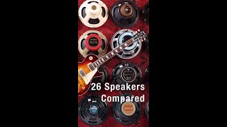 🔈 26 guitar speakers compared 📷 Sweetwater Studios