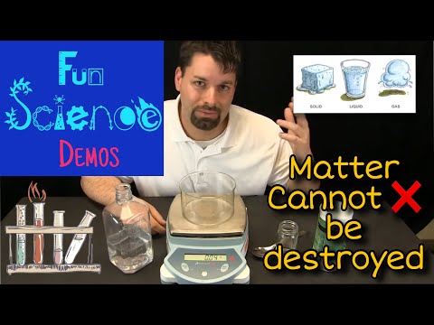 What components of matter Cannot be destroyed?