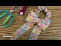 easter pattern bowknot hair accessory 復活節 蝴蝶結 髮圈