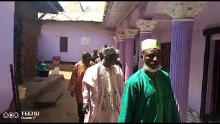 Nkambe Fon's Palace Echoes: HRH Fon of Binjeng village  leads visiting Delegation from Binjeng