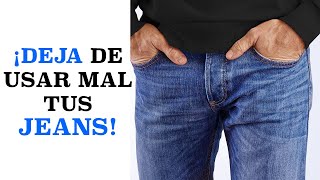 ¡DEJA de usar mal tus jeans! (7 consejos para un ajuste perfecto)