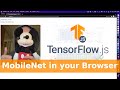 MobileNet Image Classifier in your Browser with Tensorflow.js (Macbook Pro M1)