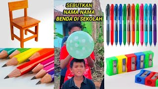 TANTANGAN SEBUT NAMA BENDA DI SEKOLAH #Shorts