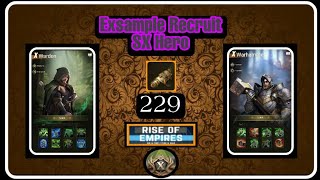 Rise Of Empires - Example Recruit Sx Hero -229- My Farm Mr. z1 🍀🍀🍀