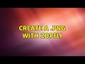 Create a .png with zopfli (2 Solutions!!)