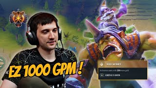 Arteezy Shows How To Farming Pattern Of 1000 GPM In 13500 MMR