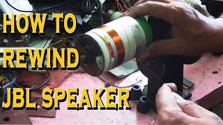 REWINDING JBL SPEAKER