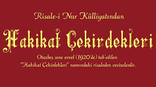 Risale-i Nur Külliyatı/Mektubat/İşarat-ı Gaybiye'den sonra - Hakikat Çekirdekleri