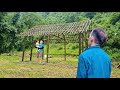 Get Help from Locals to Build a New House -  Bamboo House Frame Finishing | Single Mom VN