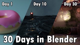 One Month in Blender