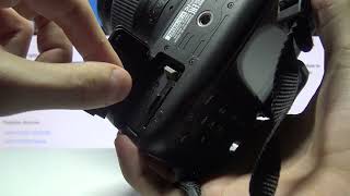 How to Pull Out Battery on Canon EOS Rebel DSLR - Eject Canon Battery to Charge Charge Camera