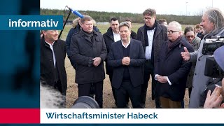 Habeck besucht Energiepark Lausitz