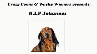 R.I.P. JOHANNES