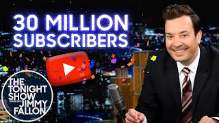 The Tonight Show Celebrates 30 Million Subscribers on YouTube