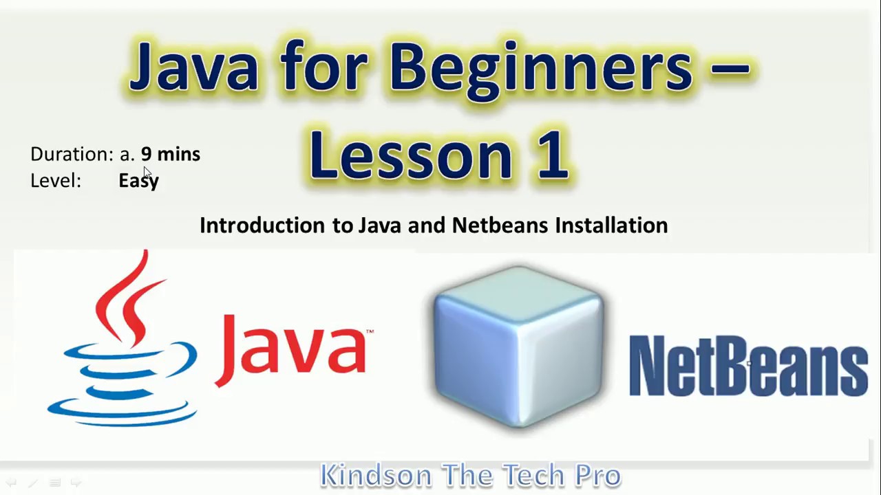 Java Programming Tutorial For Beginners Lesson 1 Introduction To Java