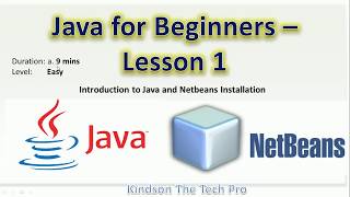 Java Programming Tutorial For Beginners Lesson 1 Introduction to Java and Netbeans Installation x26