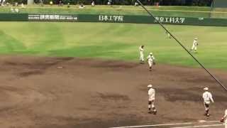 早大学院 シートノック 2015年7月20日(月) 第97回全国高等学校野球選手権大会 西東京大会【五回戦】