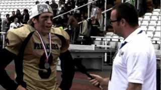 BritBowl XXVI Division II Sheffield Predators v Peterborough Saxons post game interviews