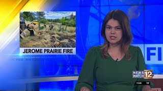 Grass fire in Grants Pass