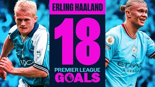 EVERY HAALAND GOAL | Like Father like Son, Erling equals Dad's PL Record!