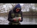 trotting for chub on the river wye freezing conditions