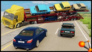 АВТОВОЗ ПОПАЛ В ДТП! Что С ГРУЗОМ? - BeamNg Drive