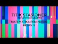 Titik Stasioner Fungsi Trigonometri