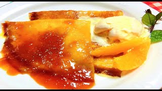 おしゃれな「クレープ・シュゼットレシピ」意外と簡単にできちゃう！ Crepes Suzette