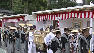 平成29年　飛騨一宮水無神社大祭　還御行列