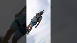 Barefoot helicopter jump