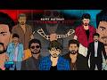 Thalapathy's 🔺😎Dasavatharam 2D animation | Happy B'Day #thalapathyVijay 🎉🎊 | The Goat | Master Bigil