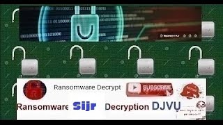 Ransomware Decryption Stop DJVU Virus Sijr