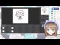 gifループアニメ制作するネコ【 くもユメ】