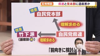 【記者解説】静岡県知事選　自民党県連と党本部に温度差か