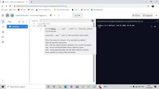 Python - #Multiple variables declare in one line #Print message and value with single command