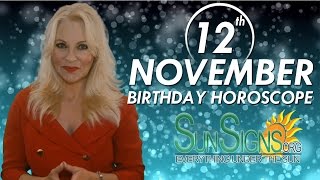 November 12th Zodiac Horoscope Birthday Personality - Scorpio - Part 1