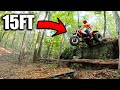 3 Wheeler Hits Mega Cliff Drop!