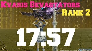 【PSO2NGS】Kvaris Devastators Rank2 solo(Fo/Fi) 17:57 / クヴァリスデバステーターズランク2 ロッドのみ