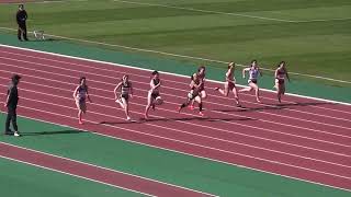 女子100ｍ_B決勝_第75回札幌支部高校陸上_20220518