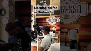 Morning coffee shop in Durban South Africa #アフリカ #travel #ダーバン