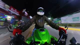 POV in 4K WITH [PURE SOUNDS] FROM KAWASAKI Z400 | CITY RIDE | NIGHT RIDE |#SHORTS #YOUTUBESHORTS